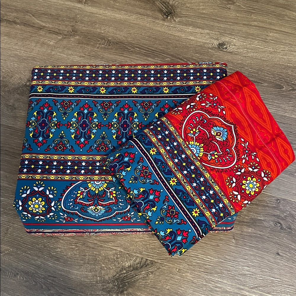 Bohemian Striped Bedding Set - Multicolor